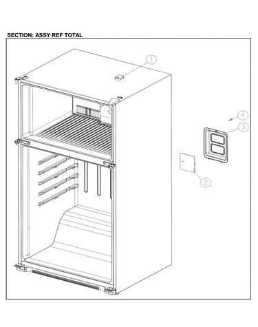 Refrigerator assy