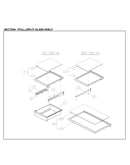 Full/split glass shelves