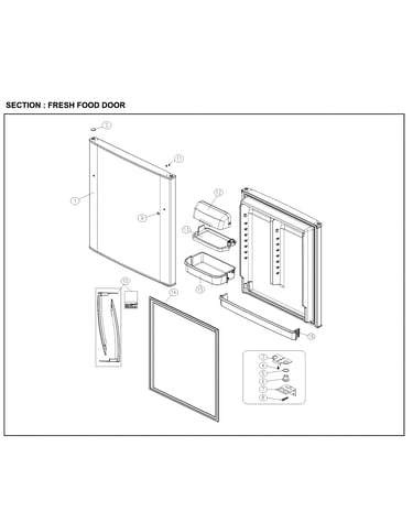 Fresh food door
