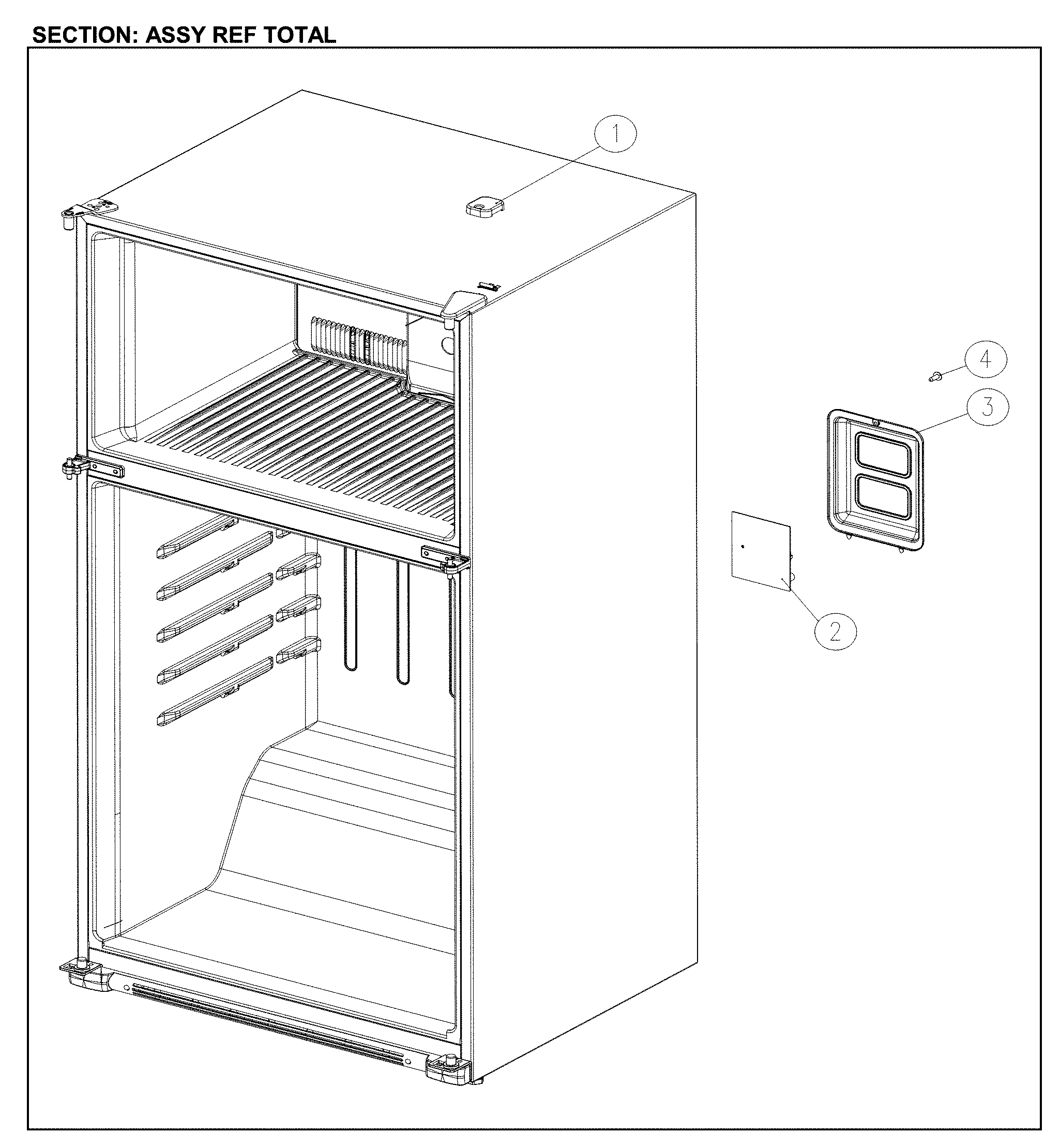 Refrigerator assy