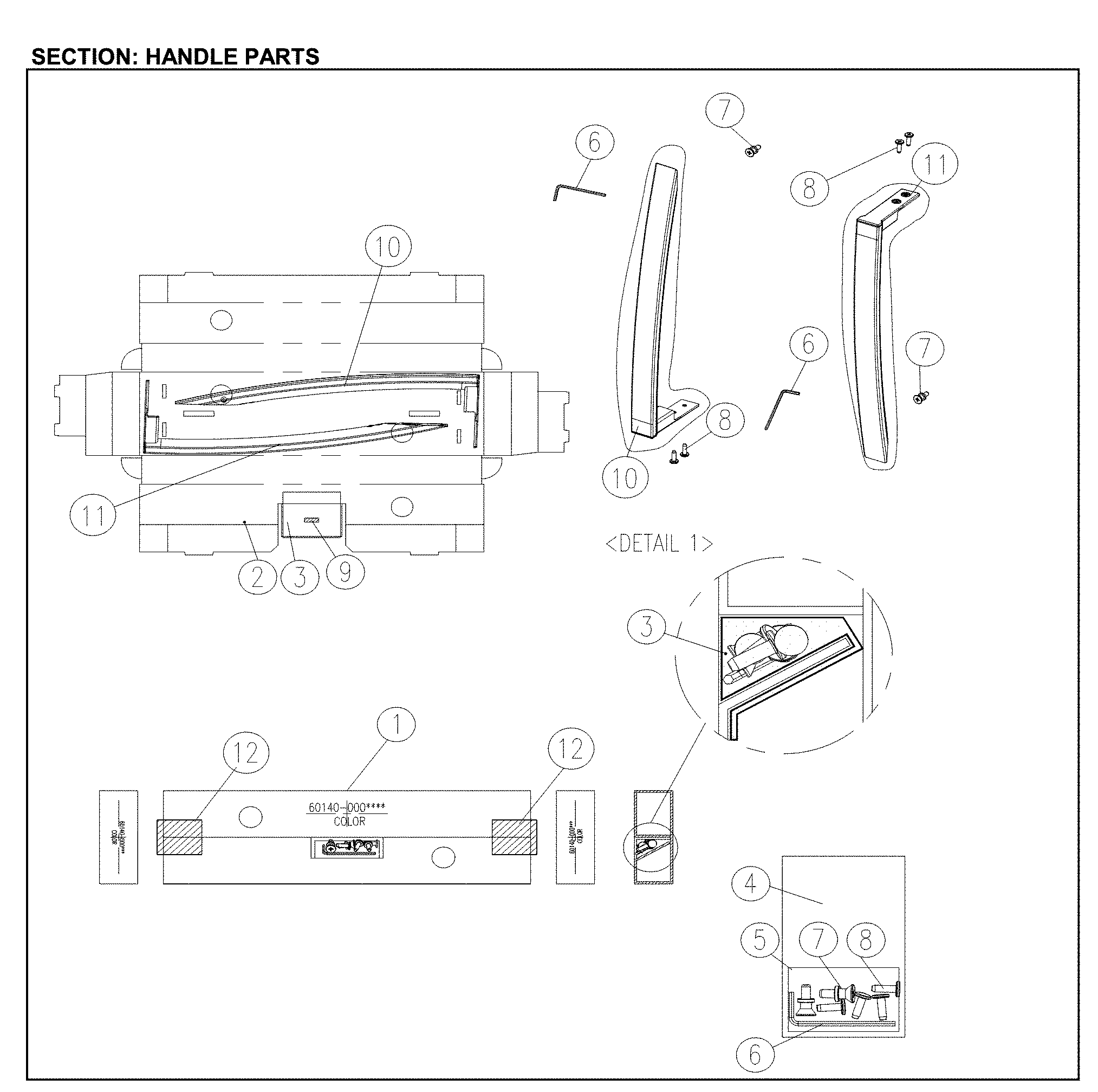 Handle parts