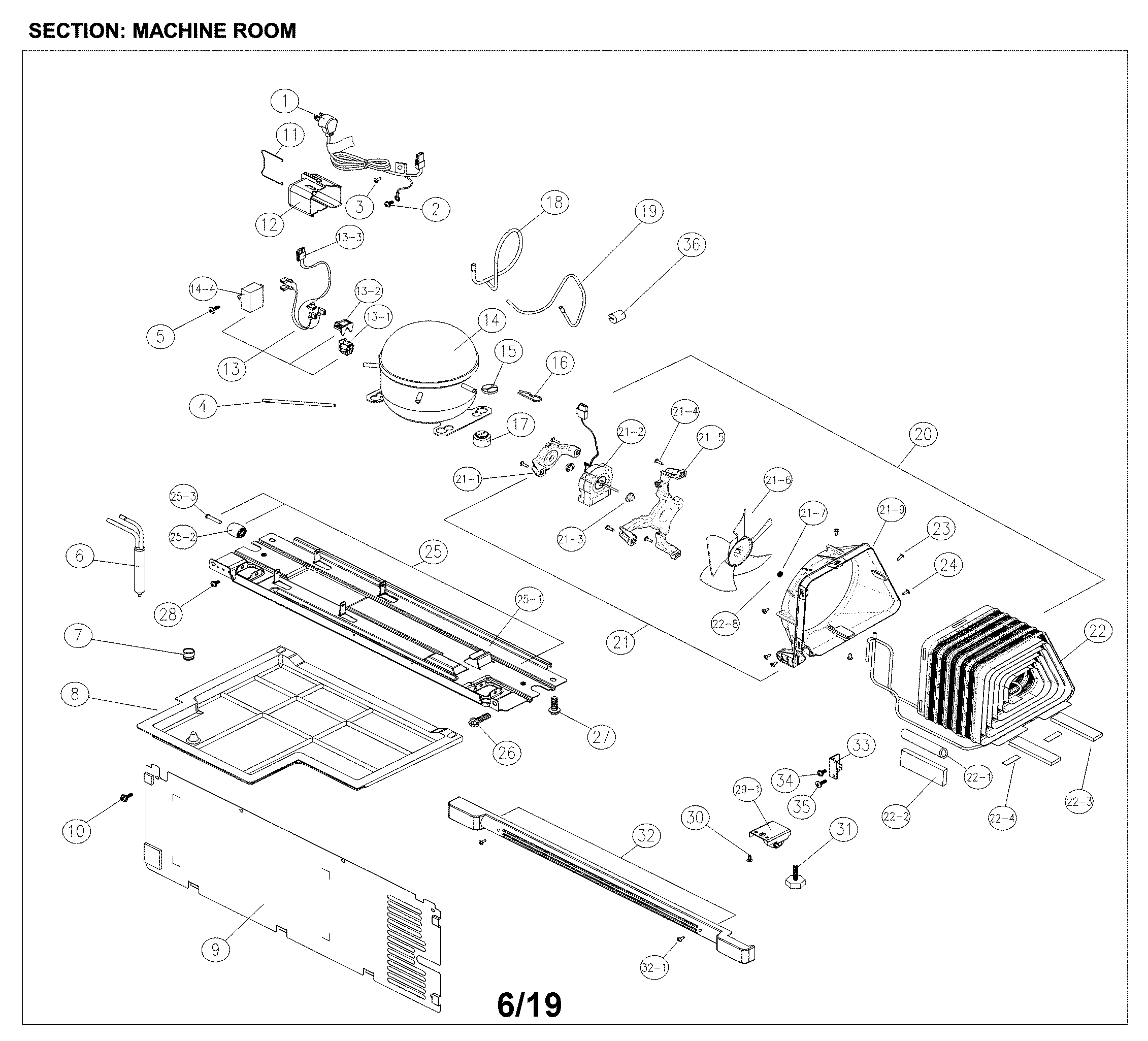 Machine parts