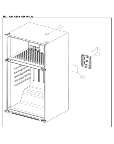 Refrigerator assy