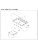 Crisper and shelf