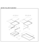 Full/split glass shelves