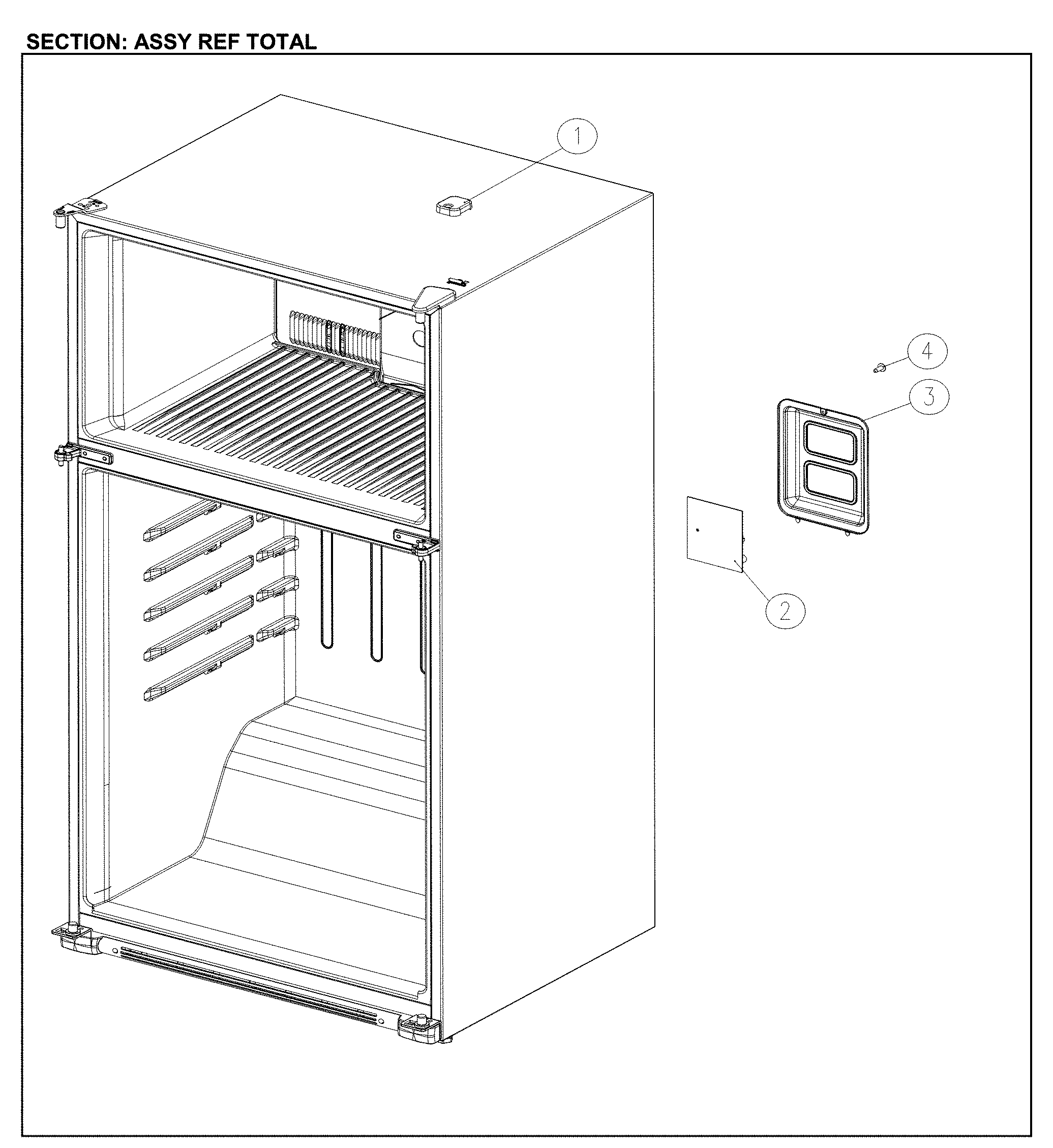 Refrigerator assy