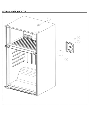Refrigerator assy
