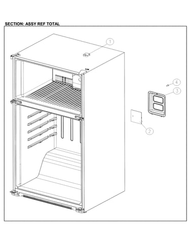 Refrigerator assy
