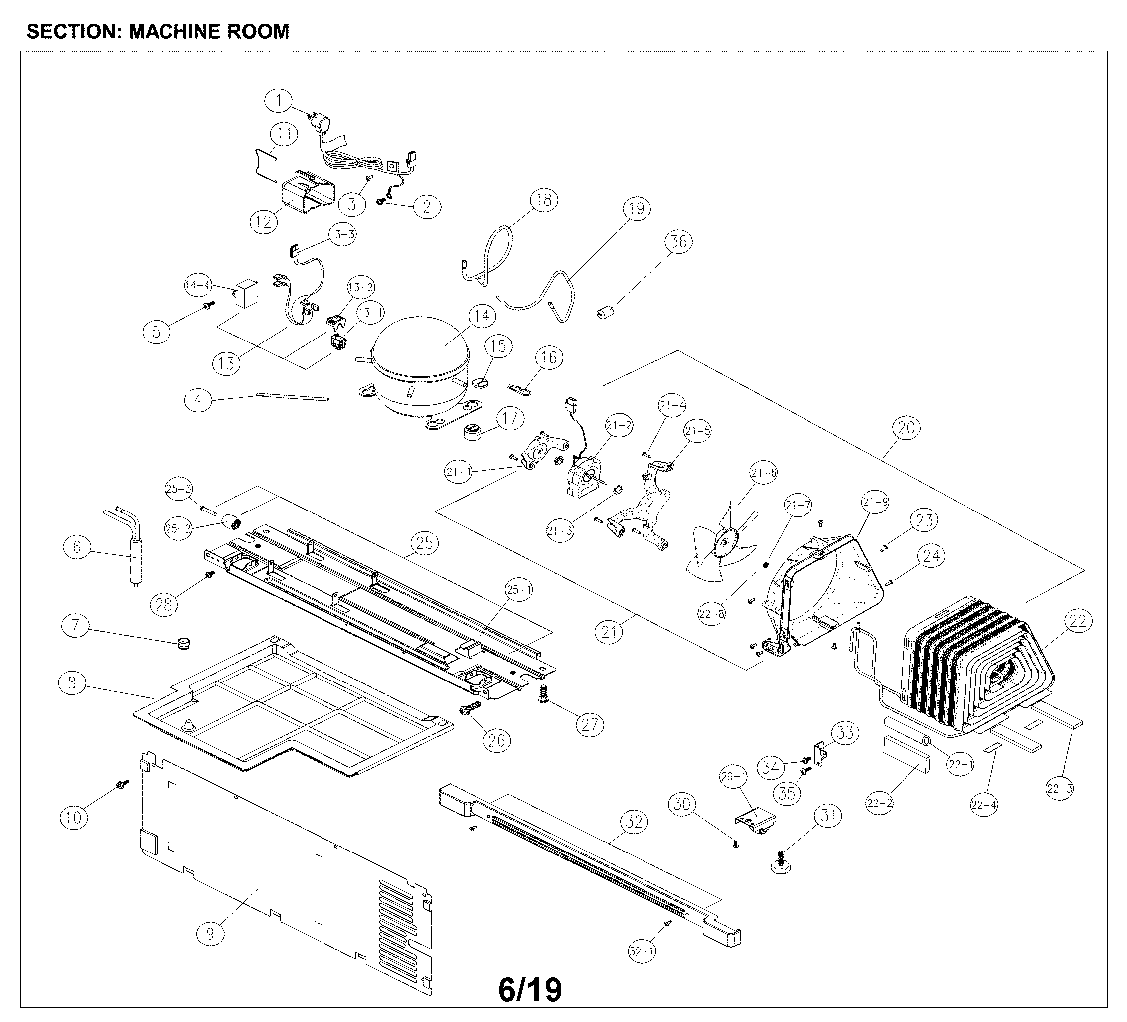 Machine parts