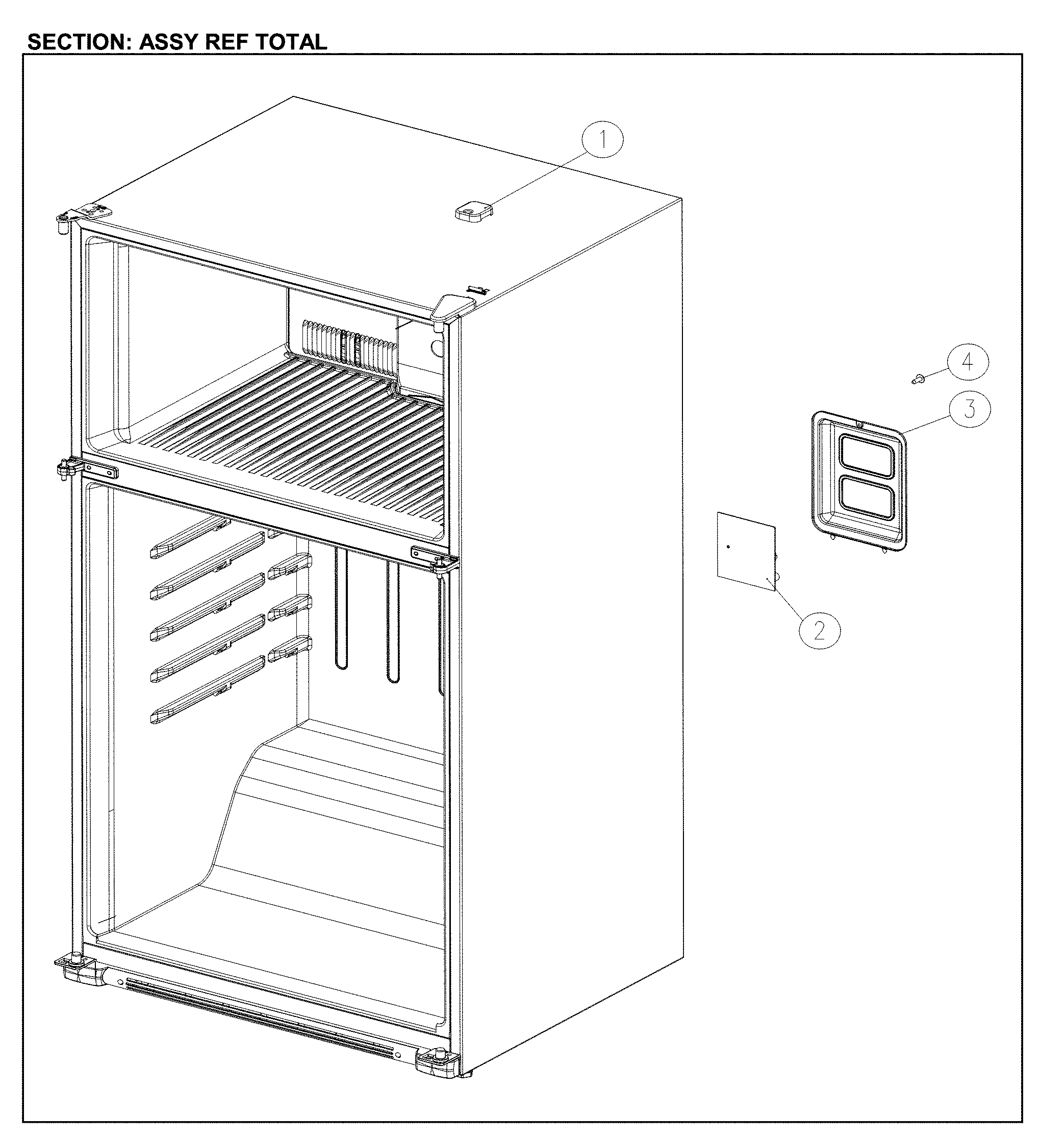 Refrigerator assy