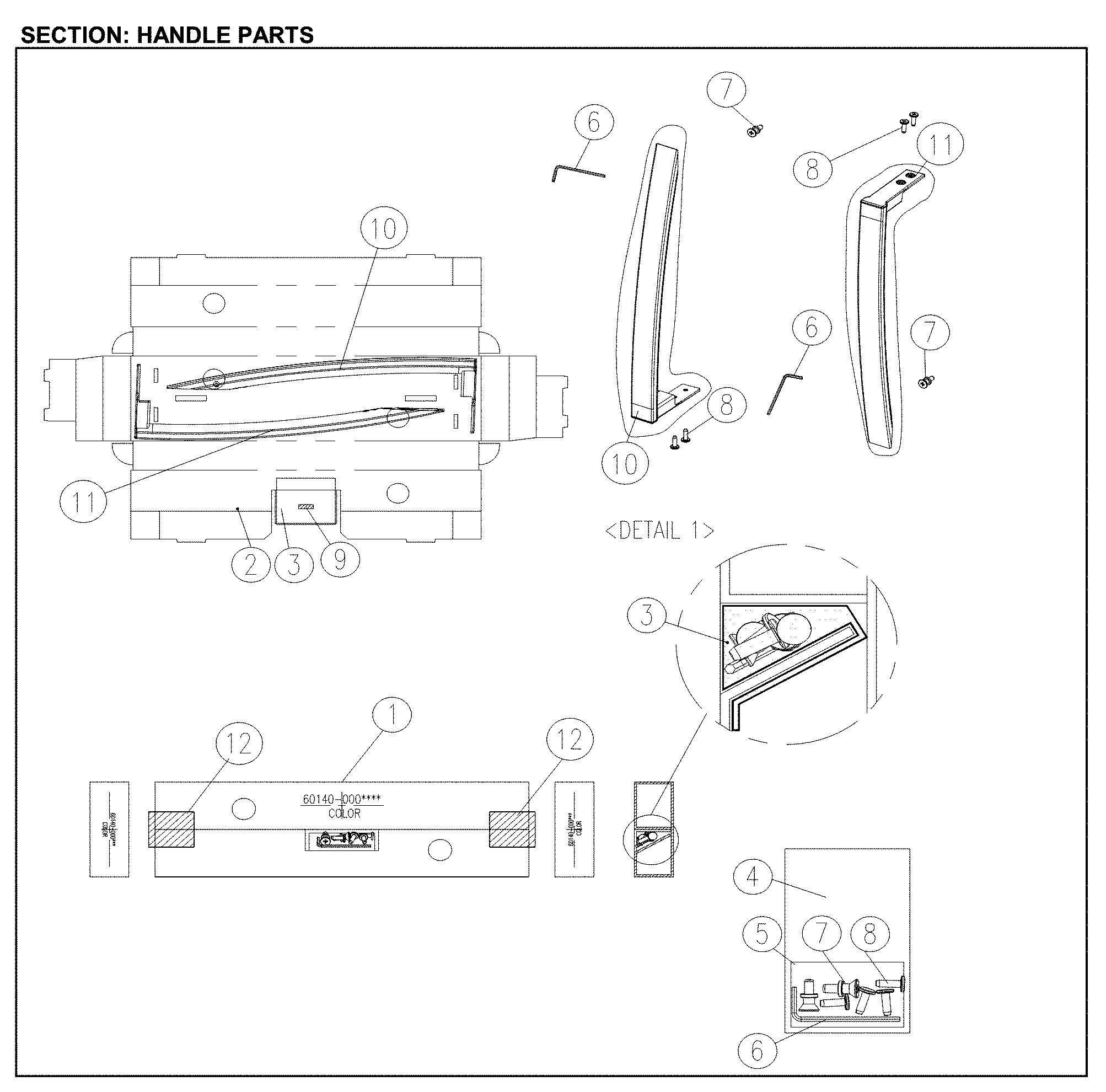 Handle parts