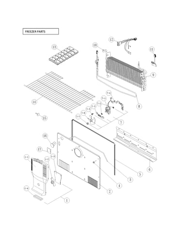 Freezer parts