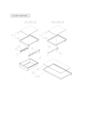 Full/split glass shelves
