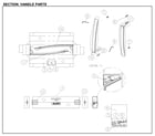 Kenmore 11161202712 handle parts diagram