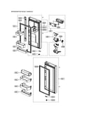 Refrigerator door