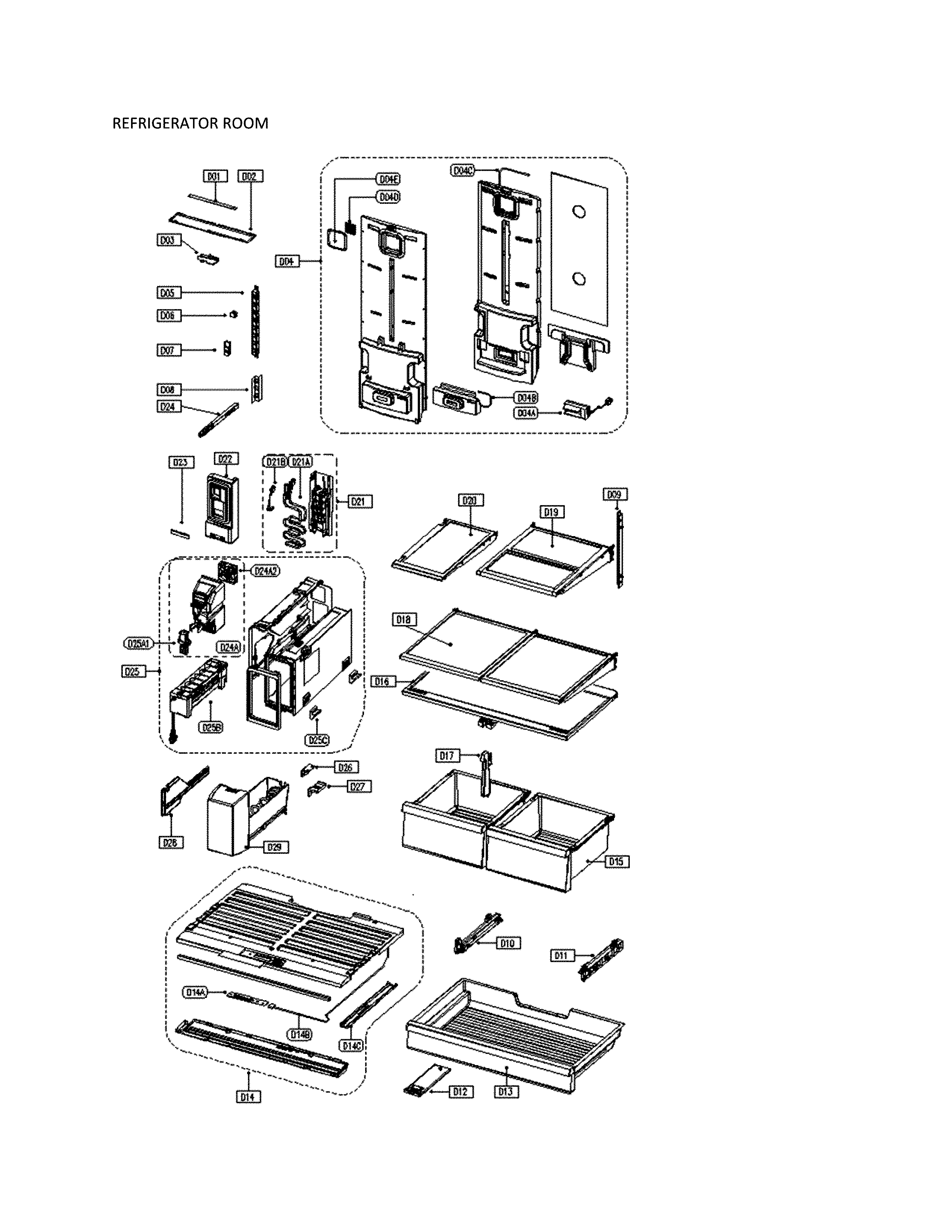 Refrigerator parts