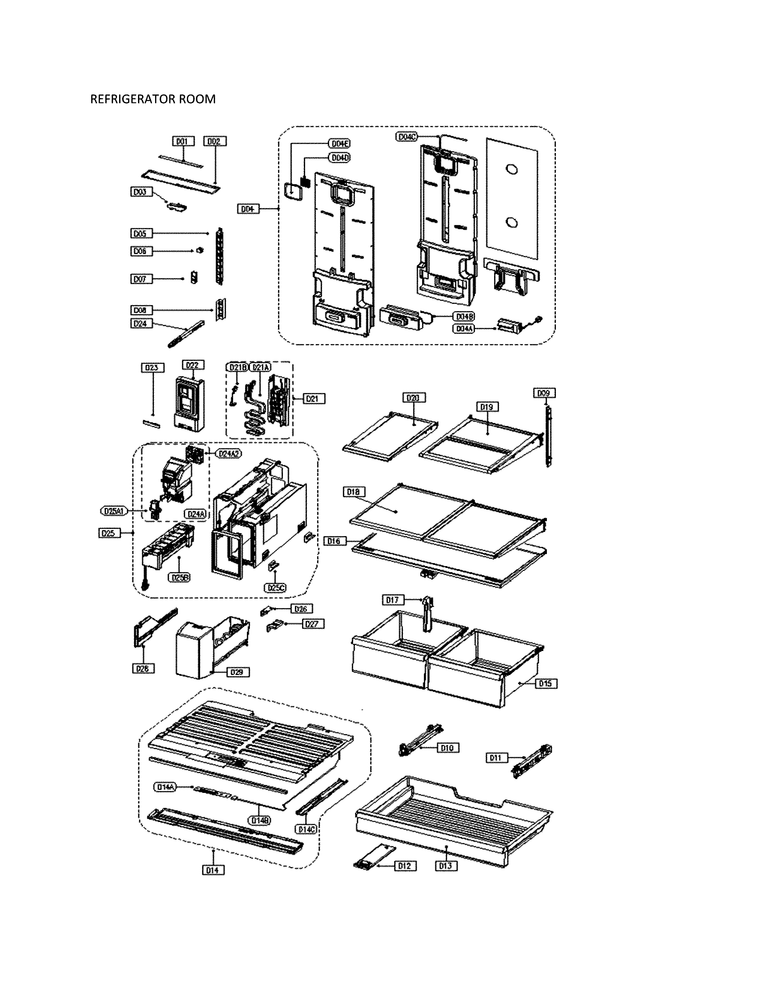 REFRIGERATOR PARTS