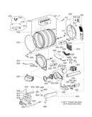 Drum and motor assembly