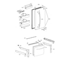 LG LDC24370SW/00 door parts diagram