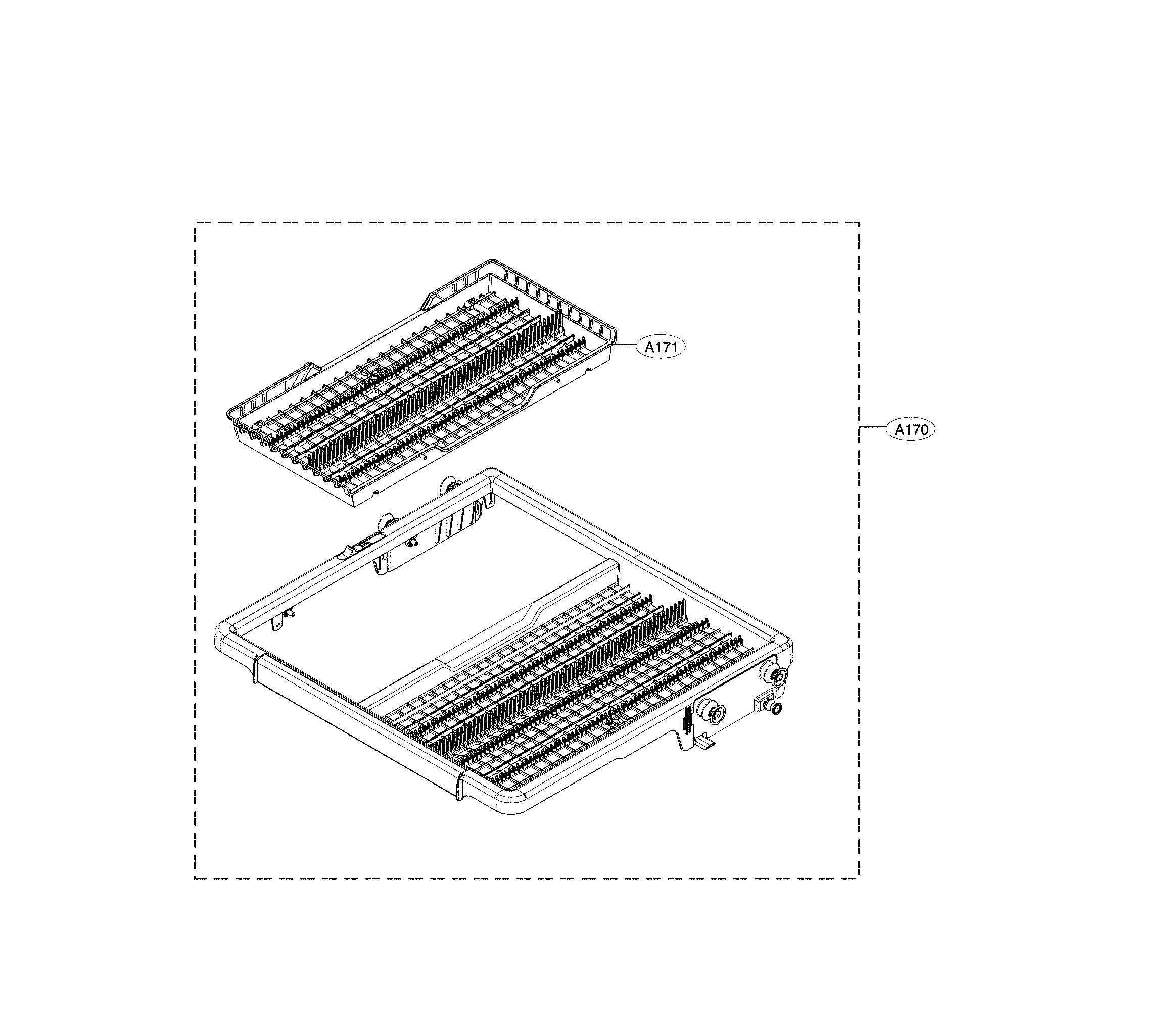 3rd rack assembly
