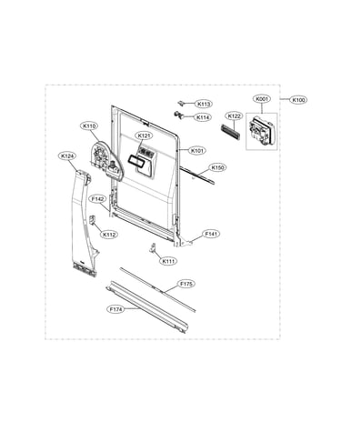 Door liner assembly