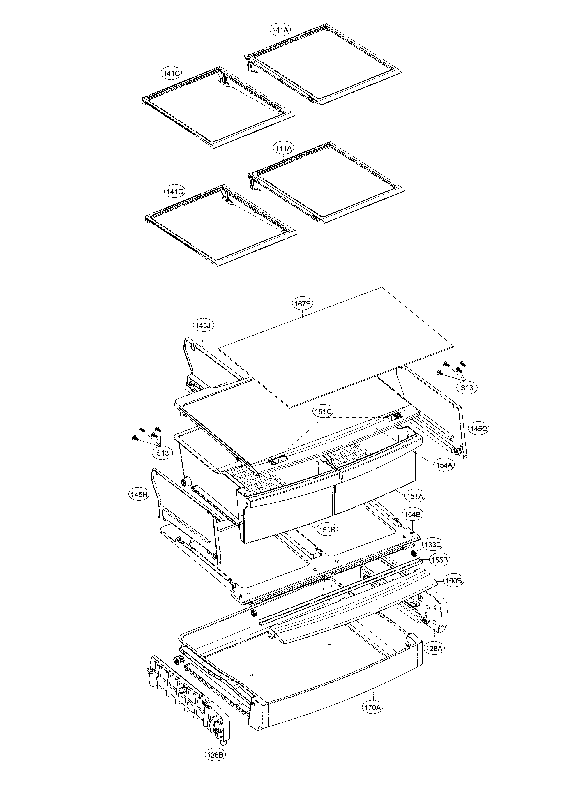 Refrigerator parts