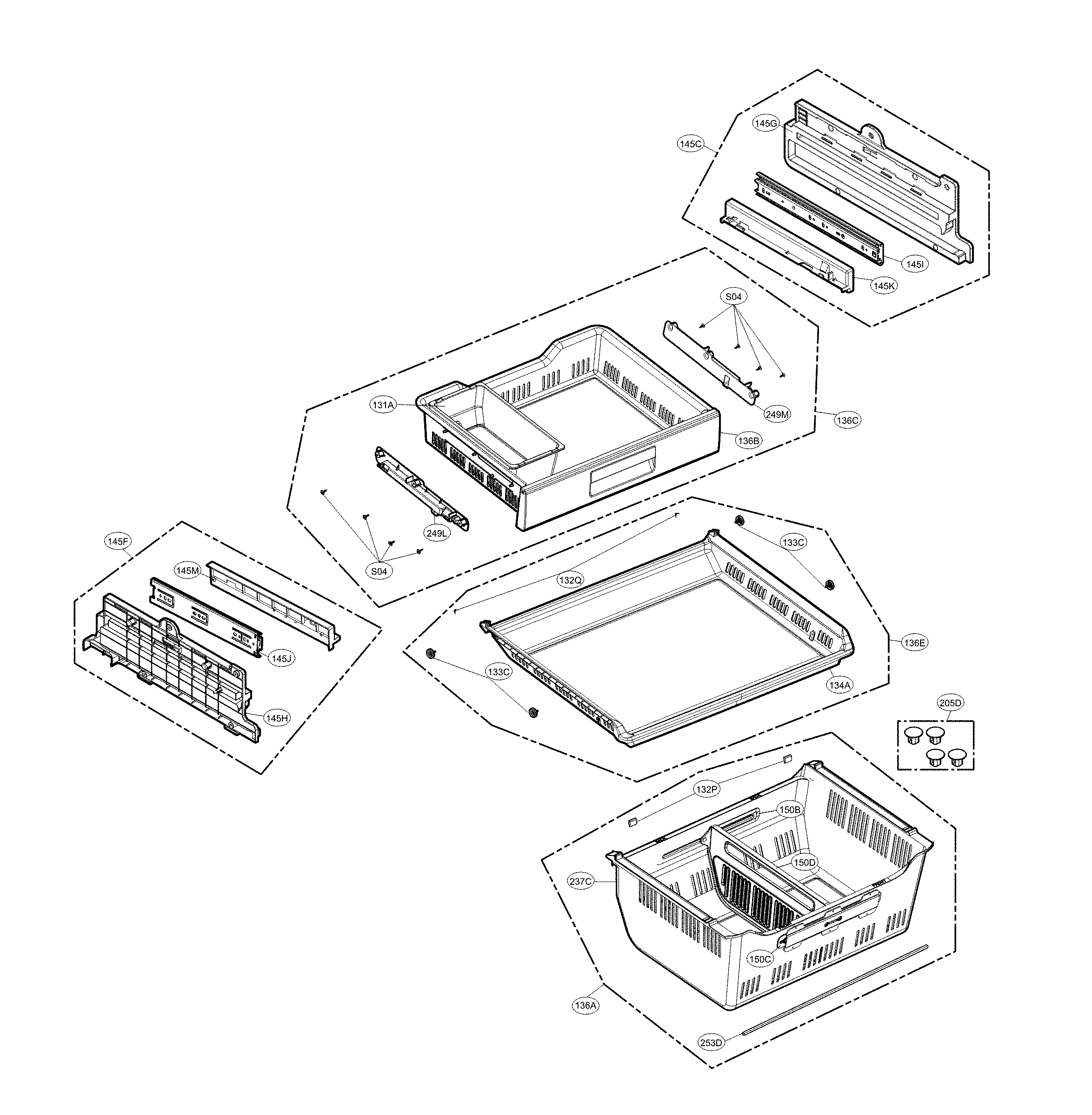 Freezer parts