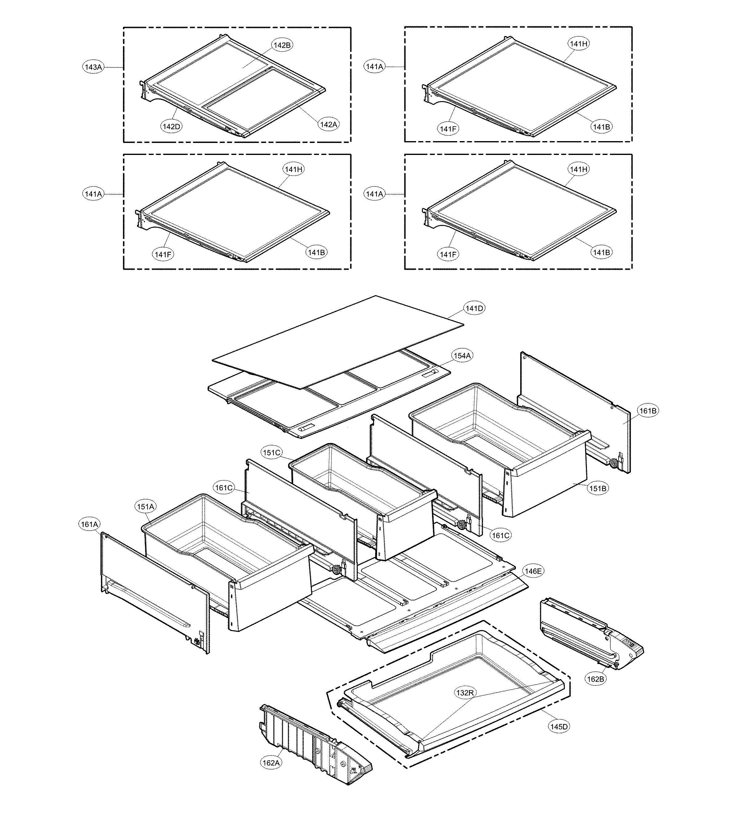 Refrigerator parts
