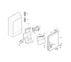 LG LFX33975ST/00 icemaker & ice bin parts diagram