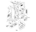 LG LFXS30726S/01 case parts diagram