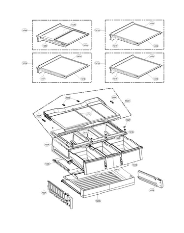 Refrigerator parts