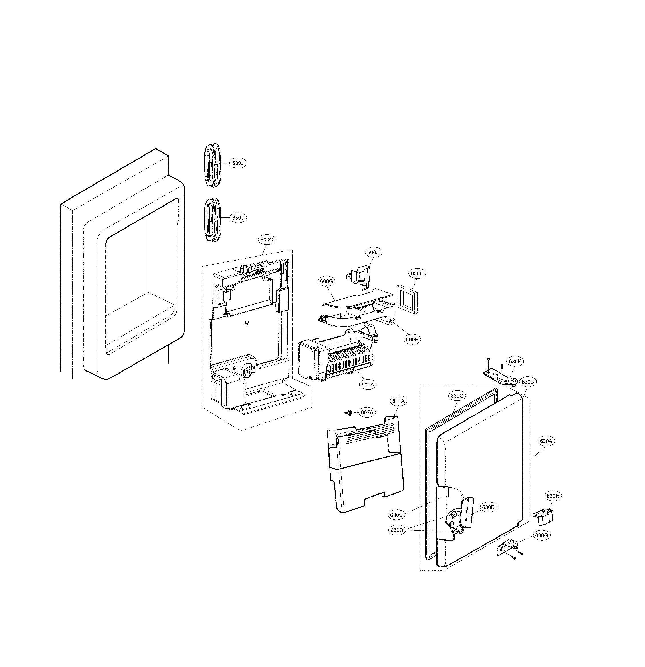 ICEMAKER & ICE BIN PARTS