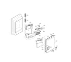 LG LFXS30726S/01 icemaker & ice bin parts diagram