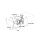 LG LMC2075ST/00 microwave parts diagram