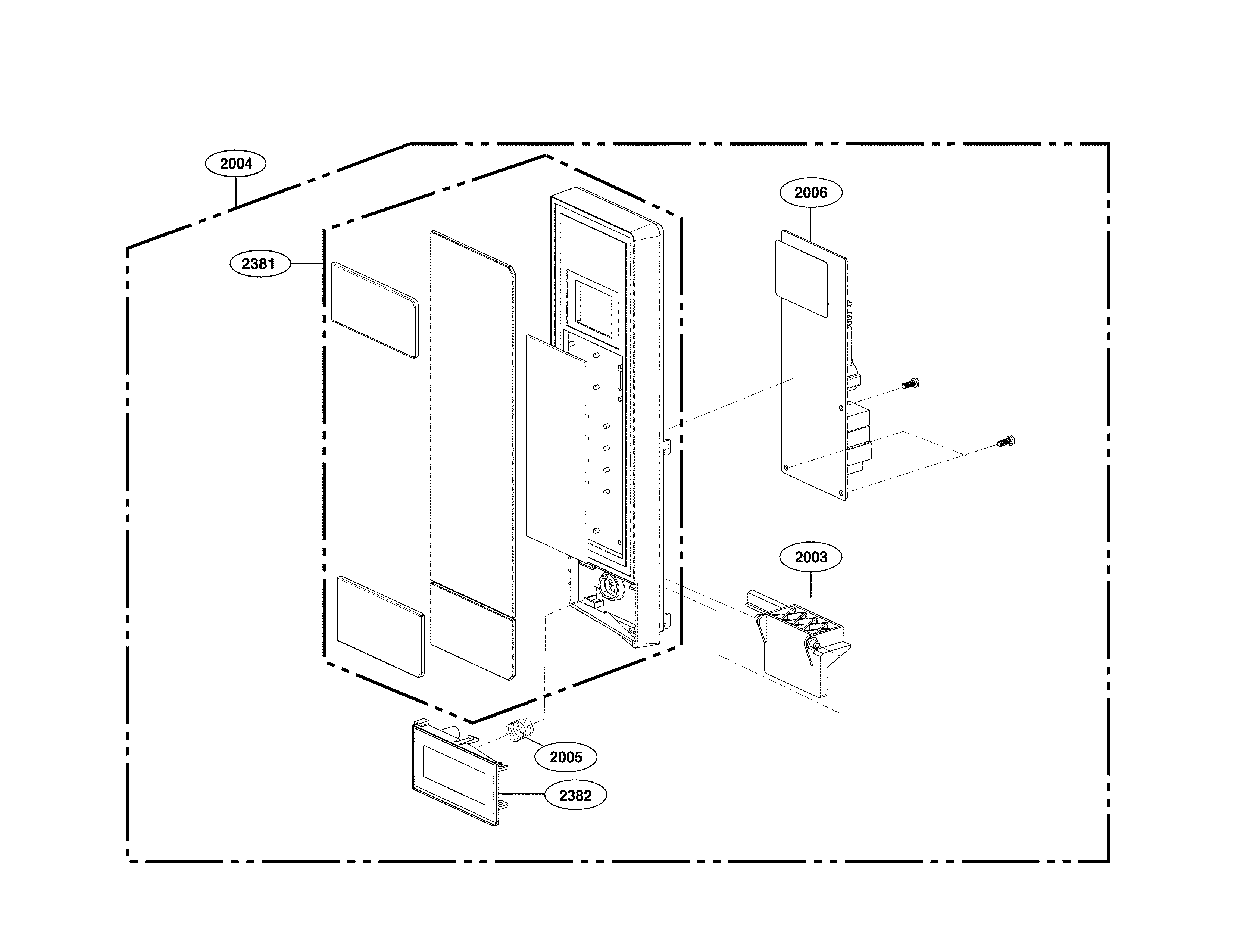 Control panel parts