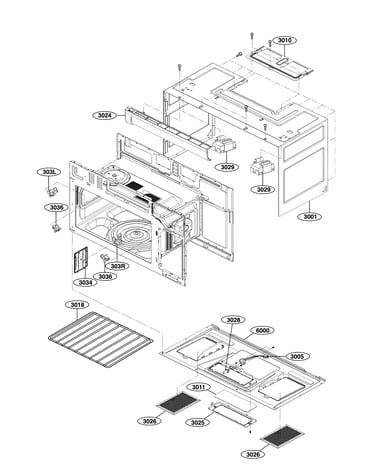 Oven cavity parts