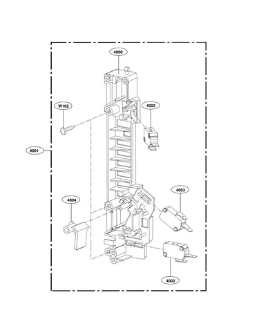 Latch board parts