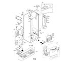 LG LFCS22520S/01 case parts diagram