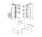 LG LFDS22520S/00 door parts diagram