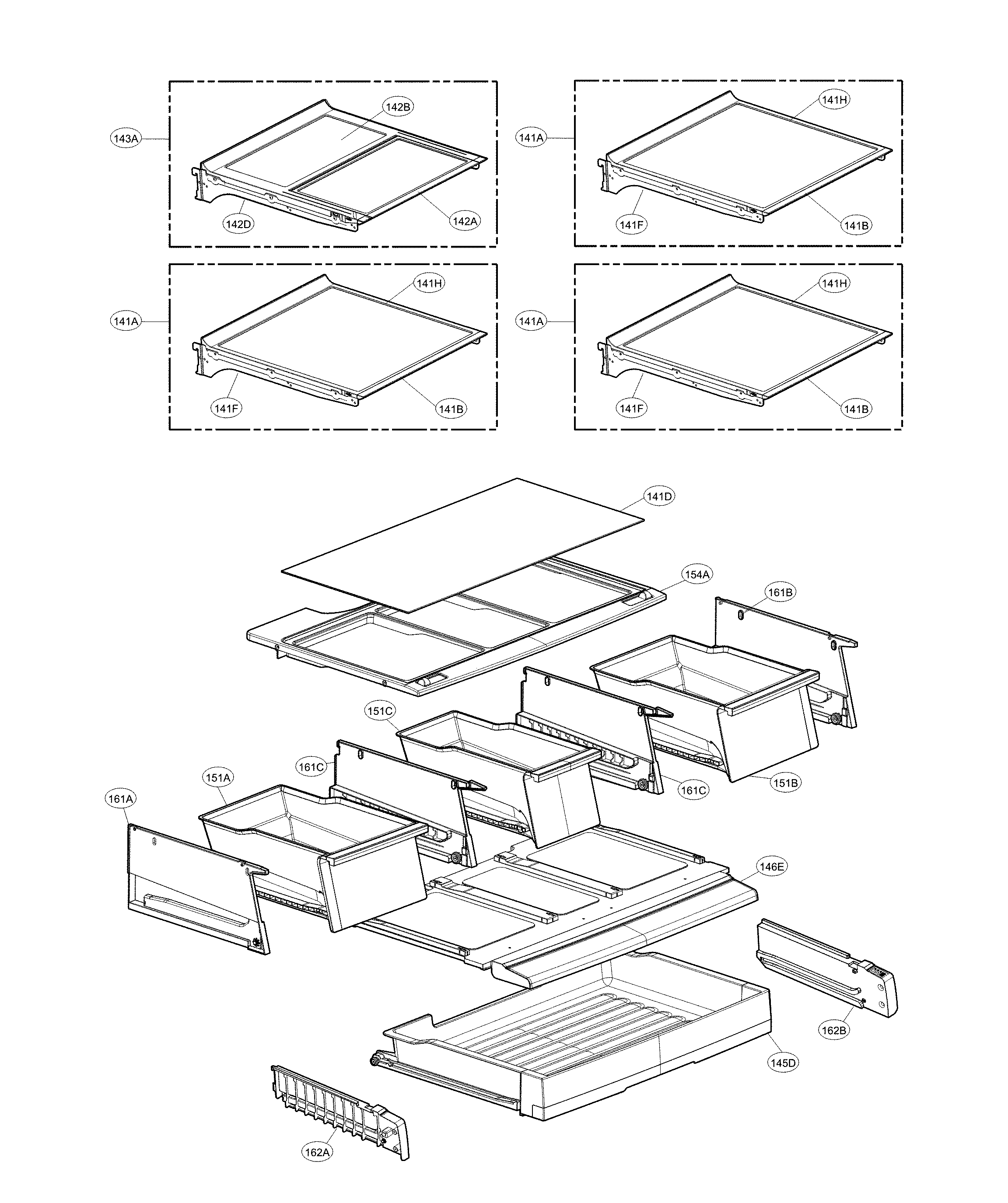 Refrigerator parts