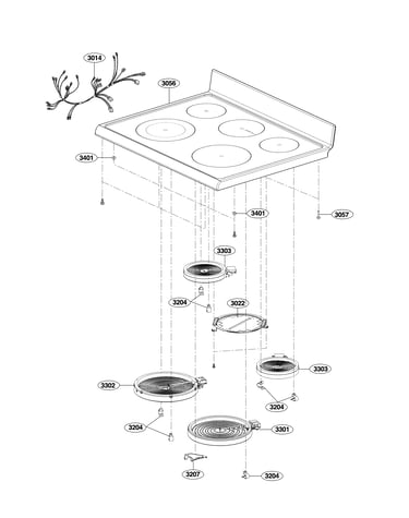 Cooktop parts