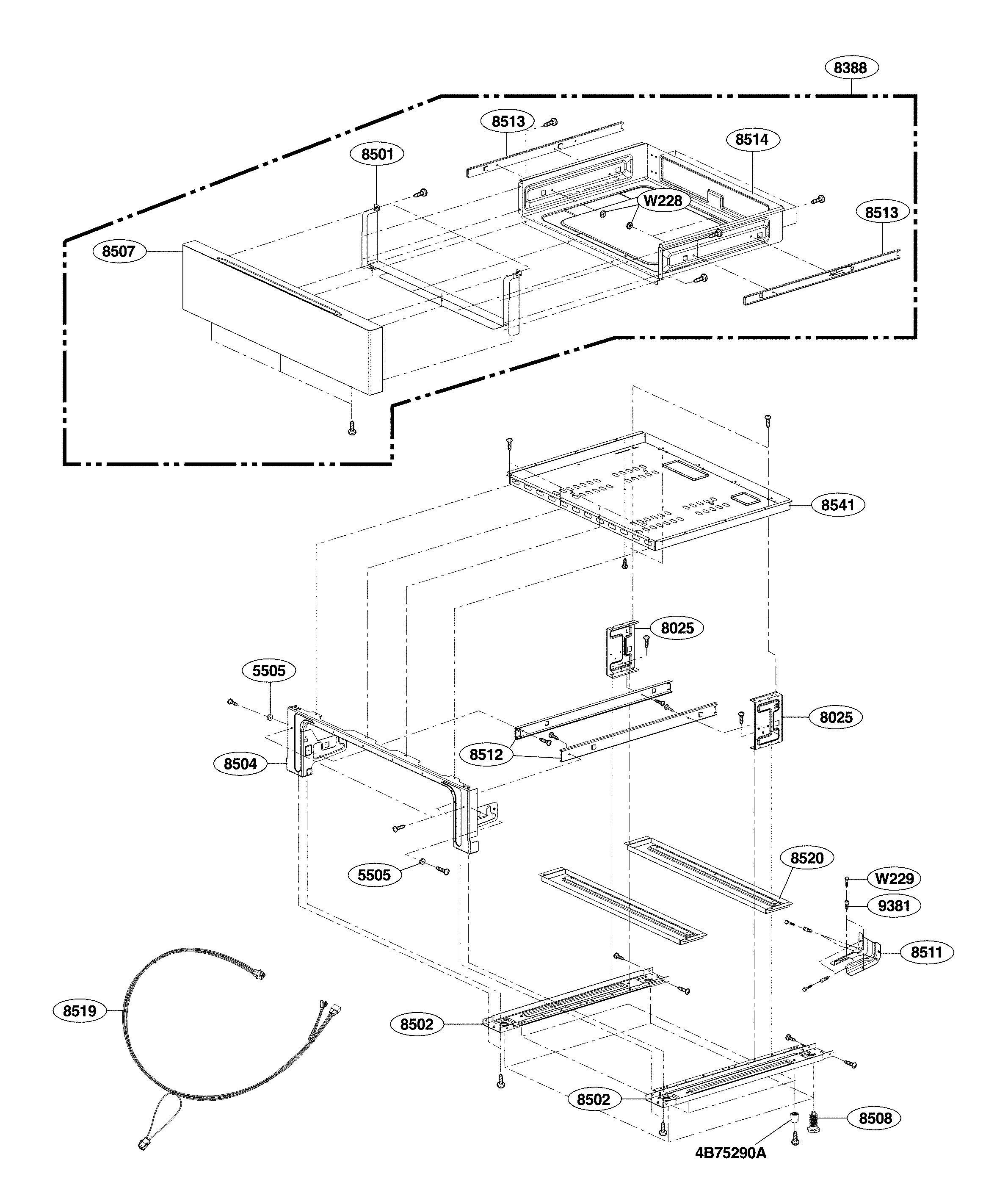 DRAWER PARTS