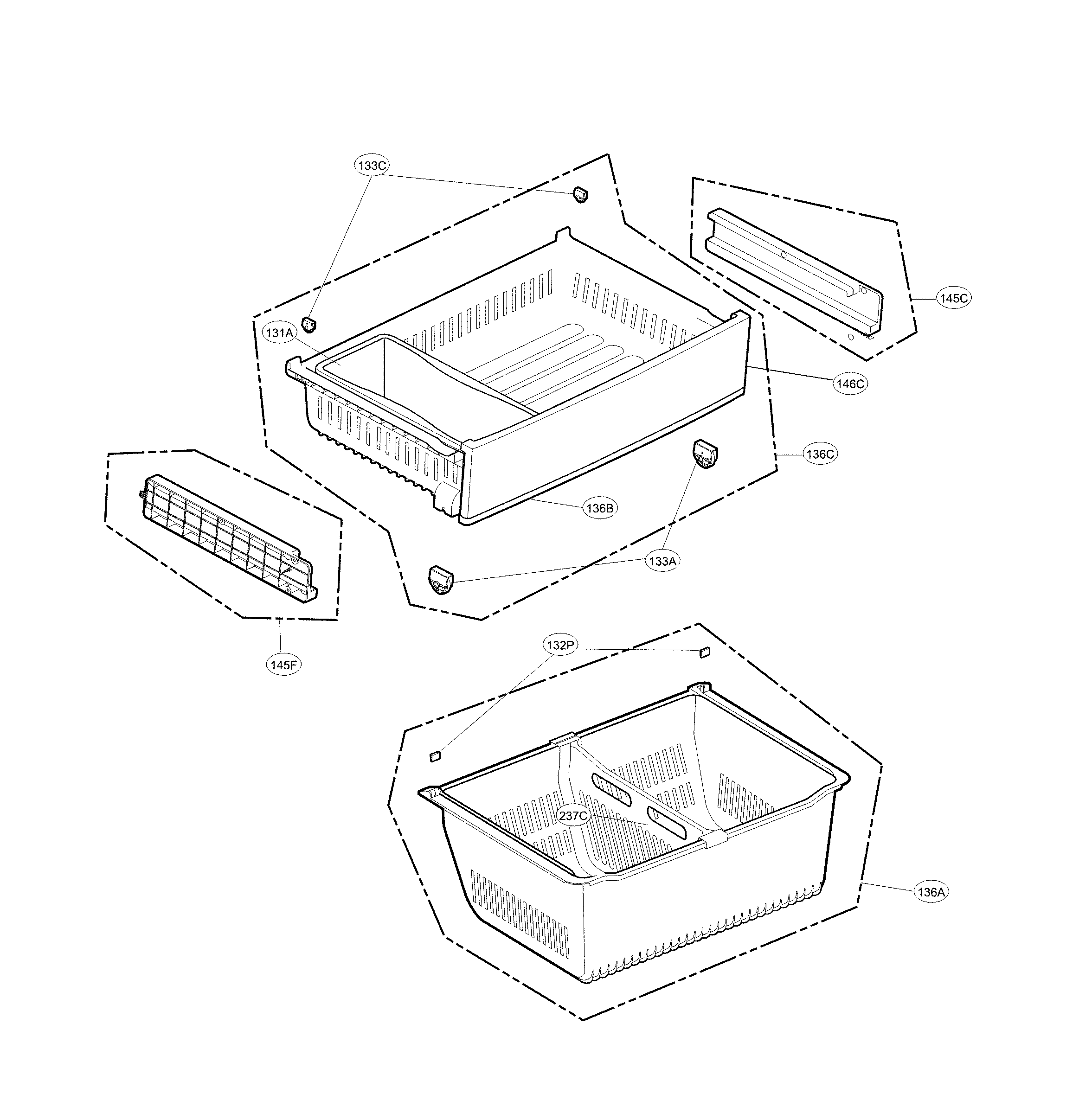 Freezer parts