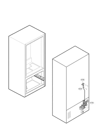 Valve & water tube parts