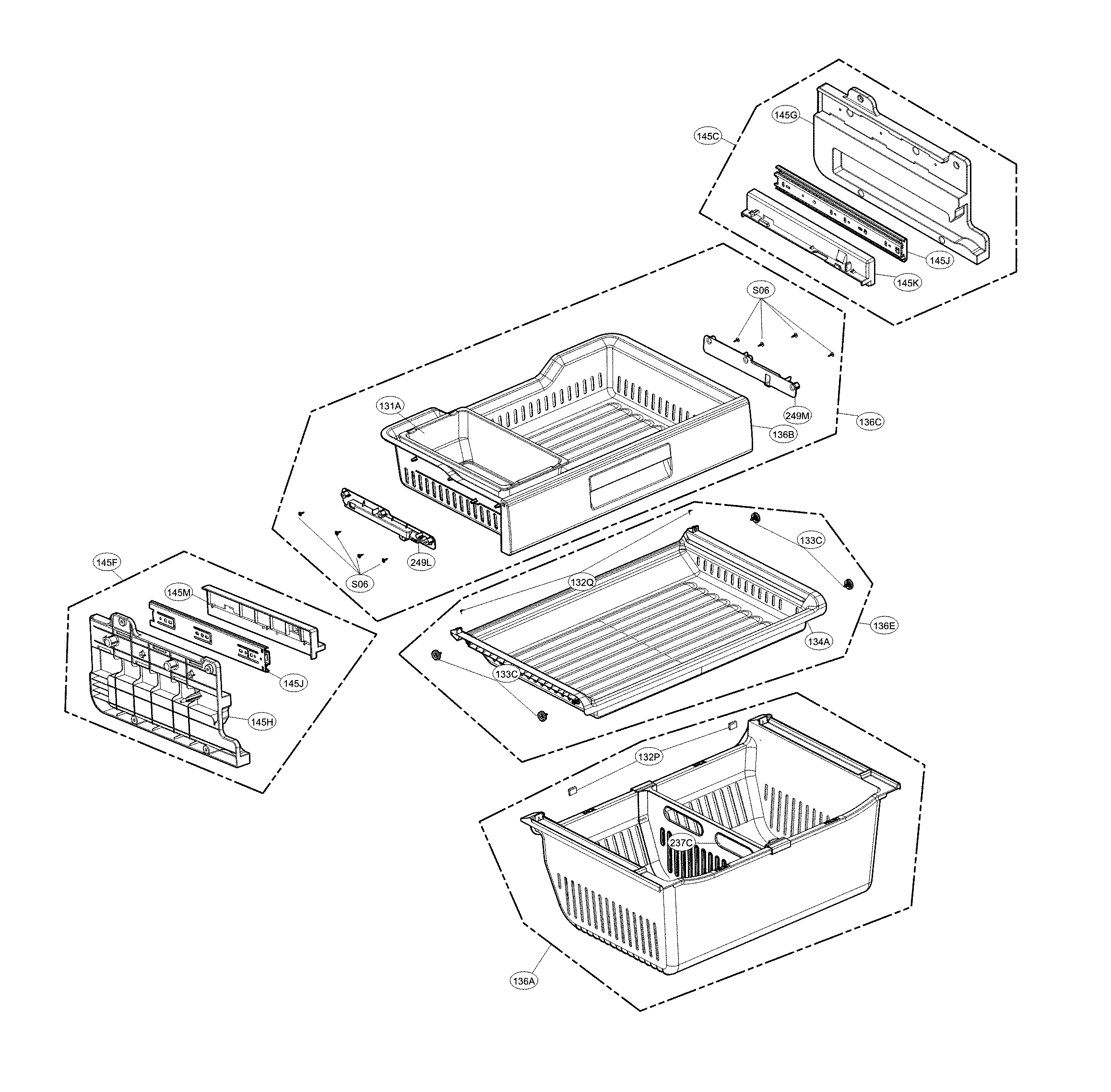Freezer parts