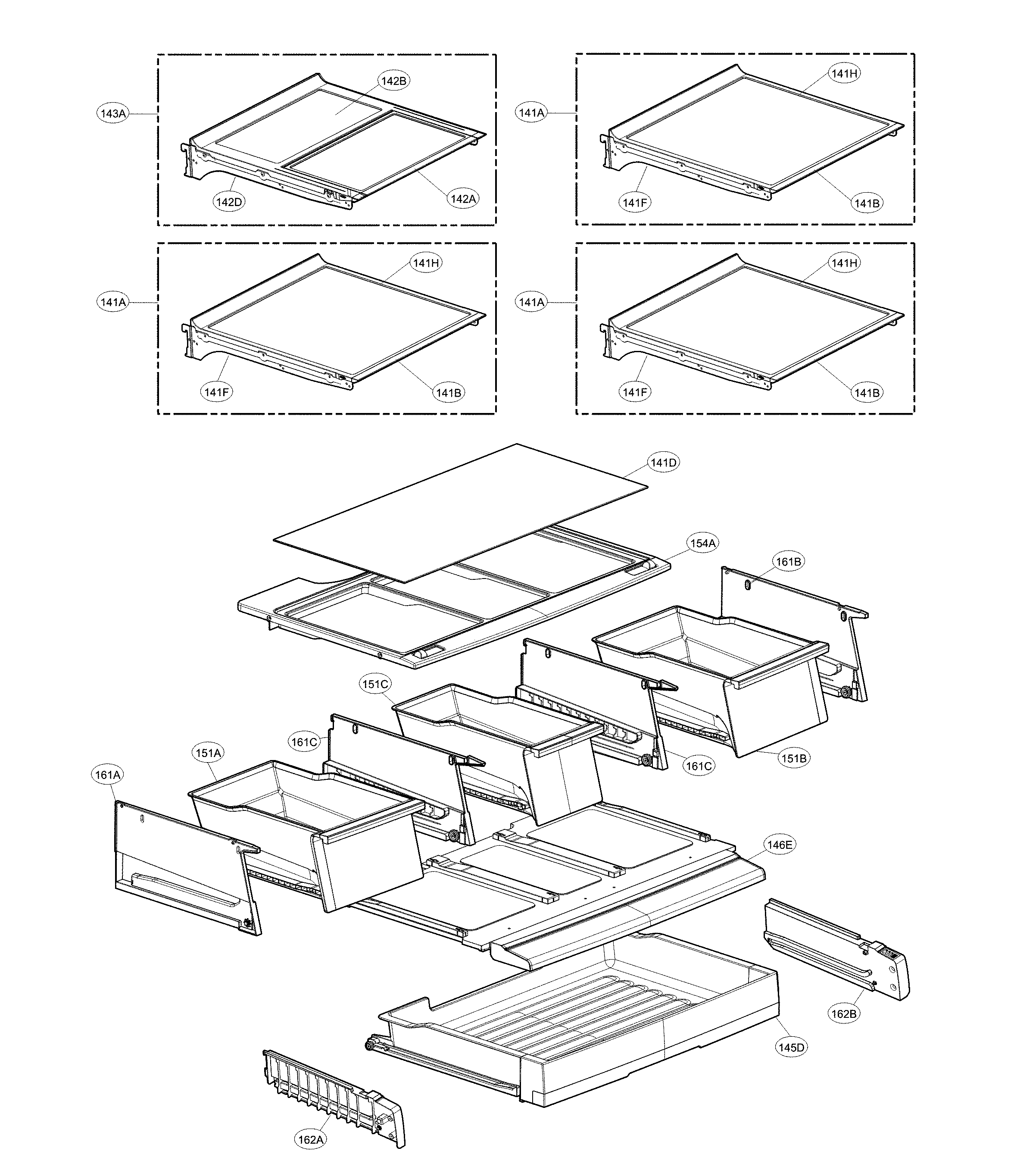 Refrigerator parts