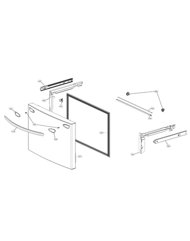 Door parts - freezer