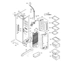 LG LSC24971ST/00 freezer compartment diagram