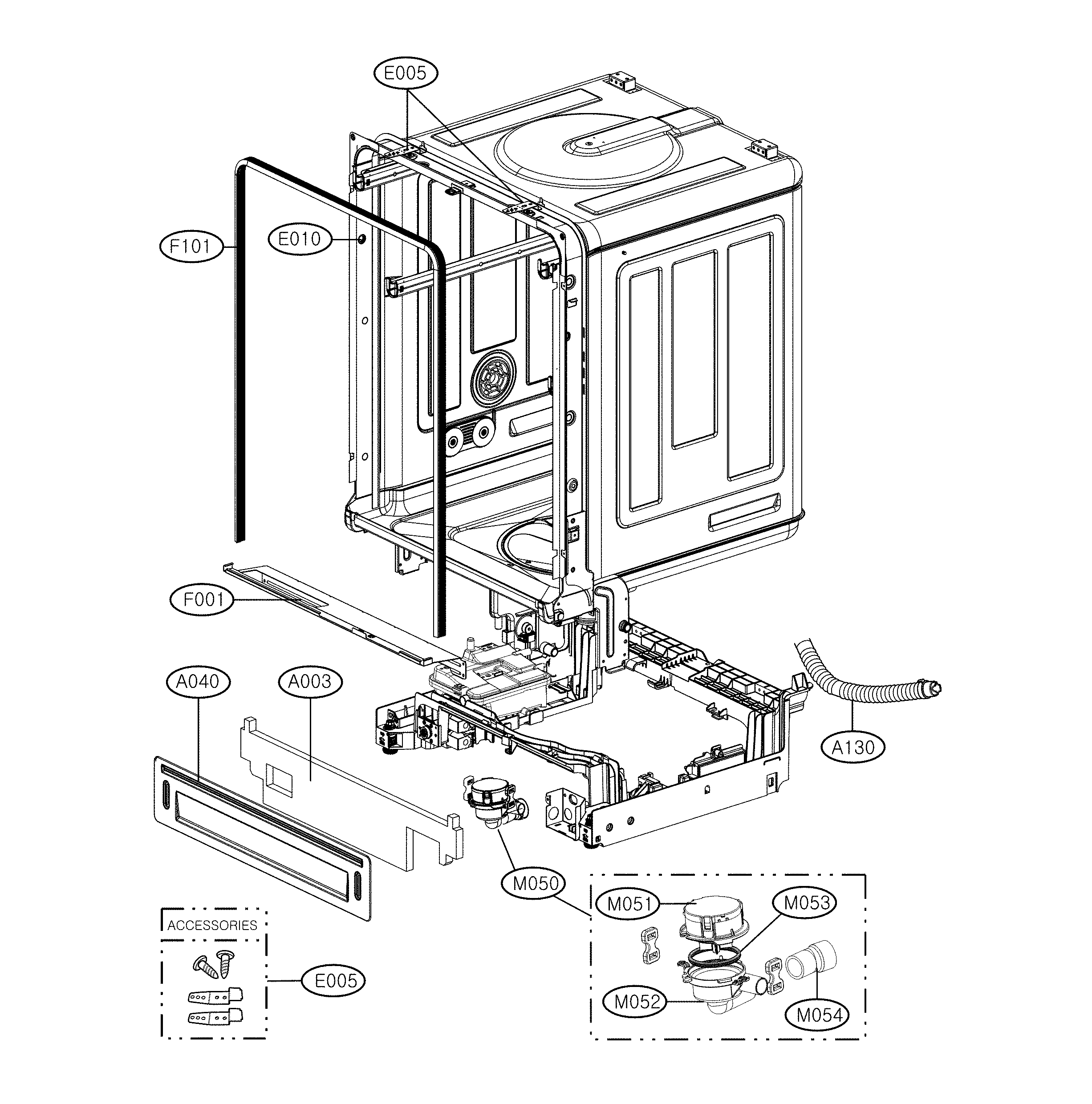 Tub and frame