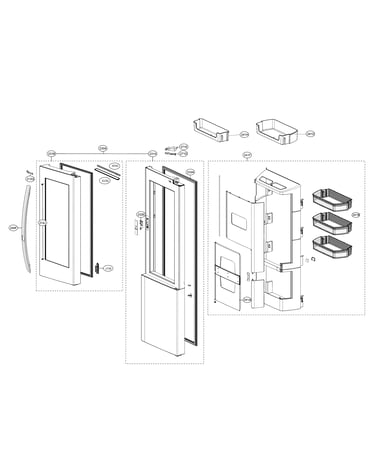 Refrigerator door